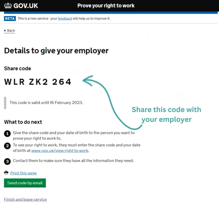 What You Need to Know About Share Codes? right 2 work